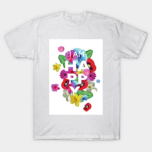 I  AM HAPPY-VORTEX  T-SHIRT T-Shirt